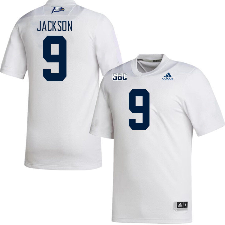 Men #9 Khadry Jackson Georgia Southern Eagles College Football Jerseys Stitched Sale-White